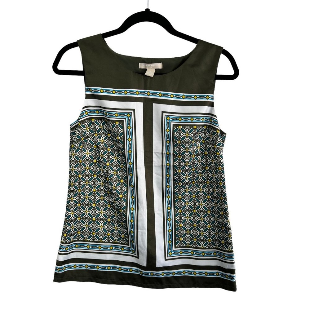 Banana Republic printed handkerchief print top sleeveless  Size: 6